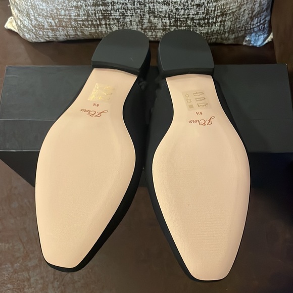 NIB J.Crew Carolyn Canvas Ruffle Mule Flats, 8.5 - Picture 7 of 7